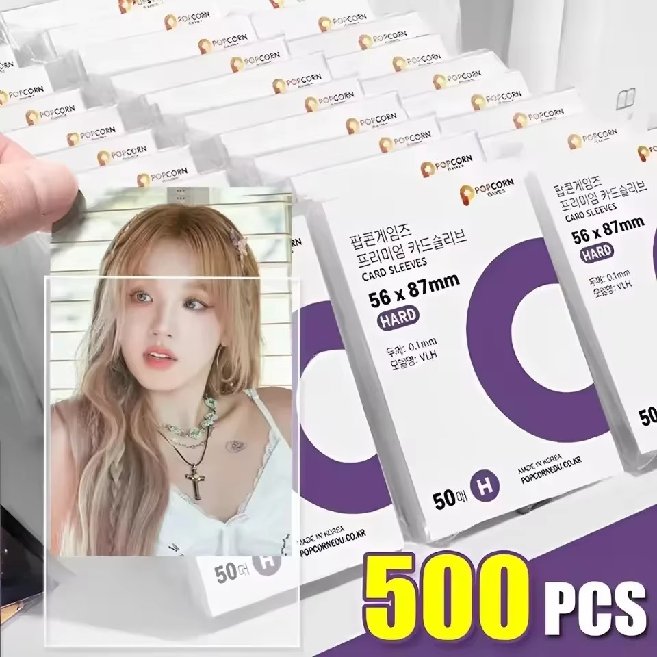 Card Penny Sleeve - 56x87mm 63,5x88mm Kartenhüllen Transparente PP Kpop-Kartenhalter