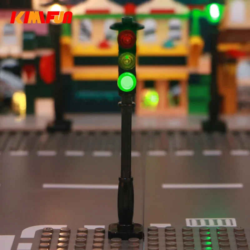 Lego Set Creator - 1 stücke LED MOC Straße Automatische