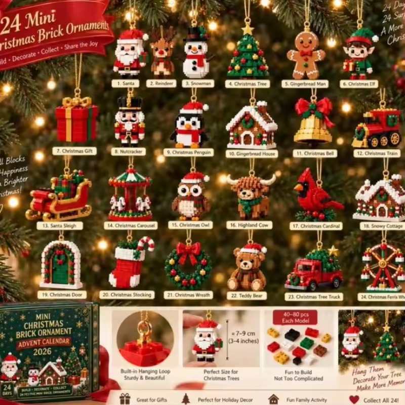 24-Tage-Weihnachts-Adventskale – Building Block Mini Bewertung und Preis