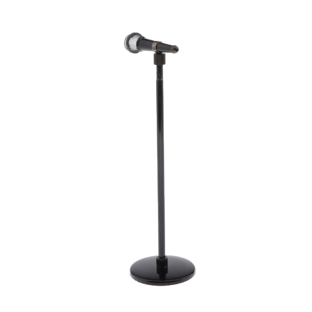 Miniatur-Mikrofonmodell, Metal – Action Figure Stand Bewertung und Preis